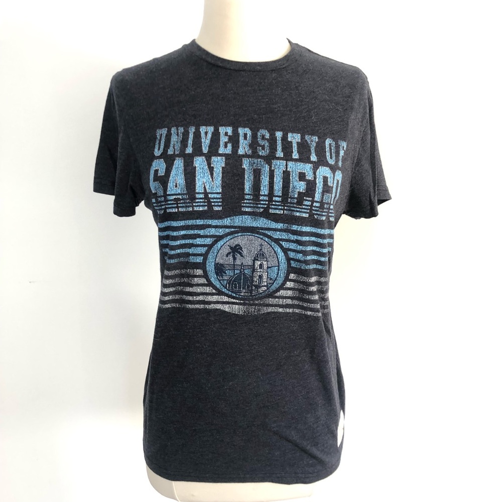 University of San Diego Retro Brand Blue T Size S